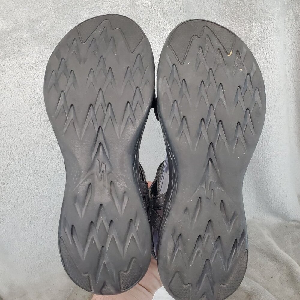Skechers Shoes Womens Size 9 Black Textile On The Go GoWalk Sandals - Picture 8 of 10